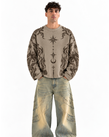Mocha Mystic Graphic Sweatshirt