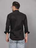 Black Shirt – Circuit Motif Embroidery 7