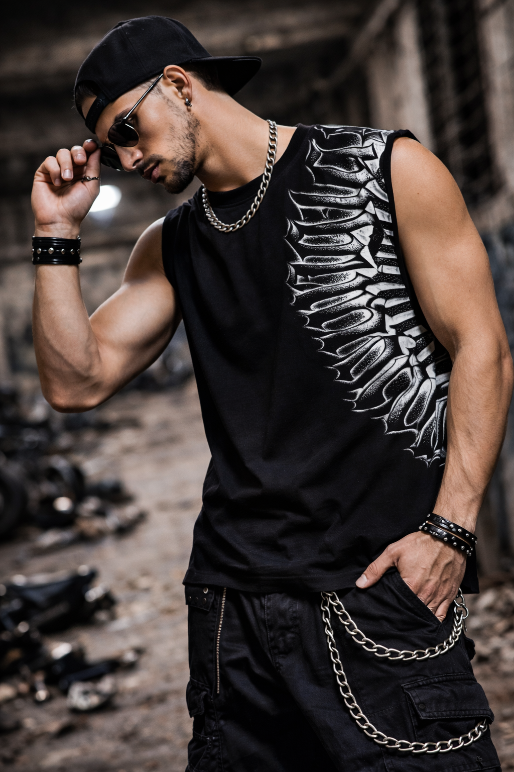 Ribcage Graphic Tank