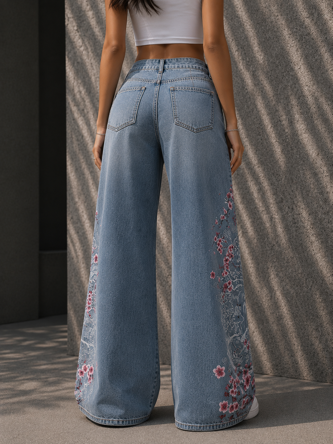 Sakura Bloom Jeans